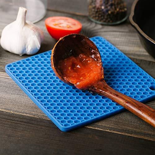 Silicone Trivets for Hot Pots and Pans, 2 PCS, Blue - Picture 4 of 12