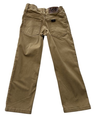Boys Youth Lee Extreme Comfort Size 6 Regular Khaki Pants Adjustable Waist GUC - Picture 14 of 15