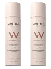 2X WEILAIYA Refresh Hair Dry Wash Free Shampoo Spray 1.76fl oz ea+FREE SHIPPING