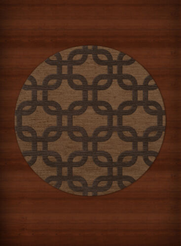 Yellow Rectangles Loops Rounded Squares Transitional Area Rug Geometric DV7 - Picture 2 of 12