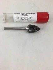 Carbide Burr (SG-7D) Pointed Tree - Double Cut - 1/4 x 3/4 x 1 x 2 3/4