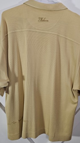 Tommy Bahama 100% Silk Woven Mens SS XL Shirt #11 - Picture 4 of 4