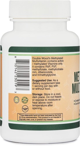 Methylated Multivitamin (Methylated and Activated Vitamins Only - Methylated B C - Picture 4 of 6