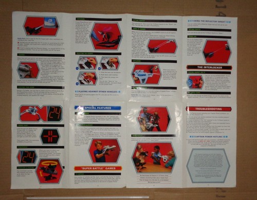 Mattel Captain Power Interactive Videotape Rules & Battle Guide Rules Booklets - Picture 4 of 6