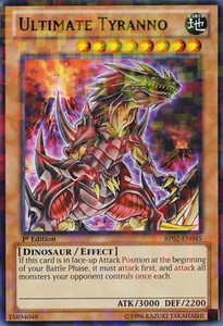 Ultimate Tyranno - BP02-EN045 - Mosaic Rare - 1st Edition x3 - Near Mint