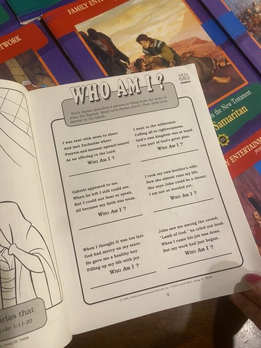 Animated Stories From New Testament Activity Books Complete Set Of 12 Bible Ed. - Picture 10 of 24