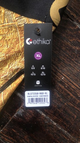 ETHIKA The Masterpiece Double Sides Black Gold Mid Length BOXER BRIEF XL NWT - Picture 6 of 11