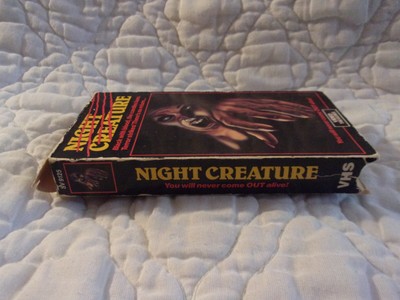 ブラックジャガー』NIGHT CREATURE VHS 中古 ブラックジャガー』NIGHT CREATURE VHS 中古