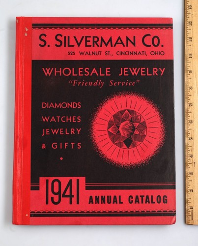 Vintage 1941 S. Silverman Co. Großhandel Schmuck Katalog Cincinnati Hardcover