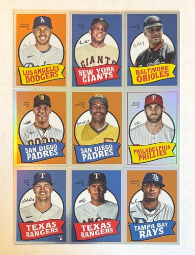 2023 Topps Archives - 1969 TOPPS SINGLE PLAYER FOIL - You Pick / Choose