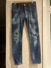 DSQUARED2 MENS BLUE DENIM JEANS SIZE 48 ON LABEL 32" WAIST