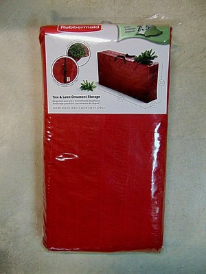 NEW RUBBERMAID Christmas TREE & LAWN Ornament Storage Bag ...