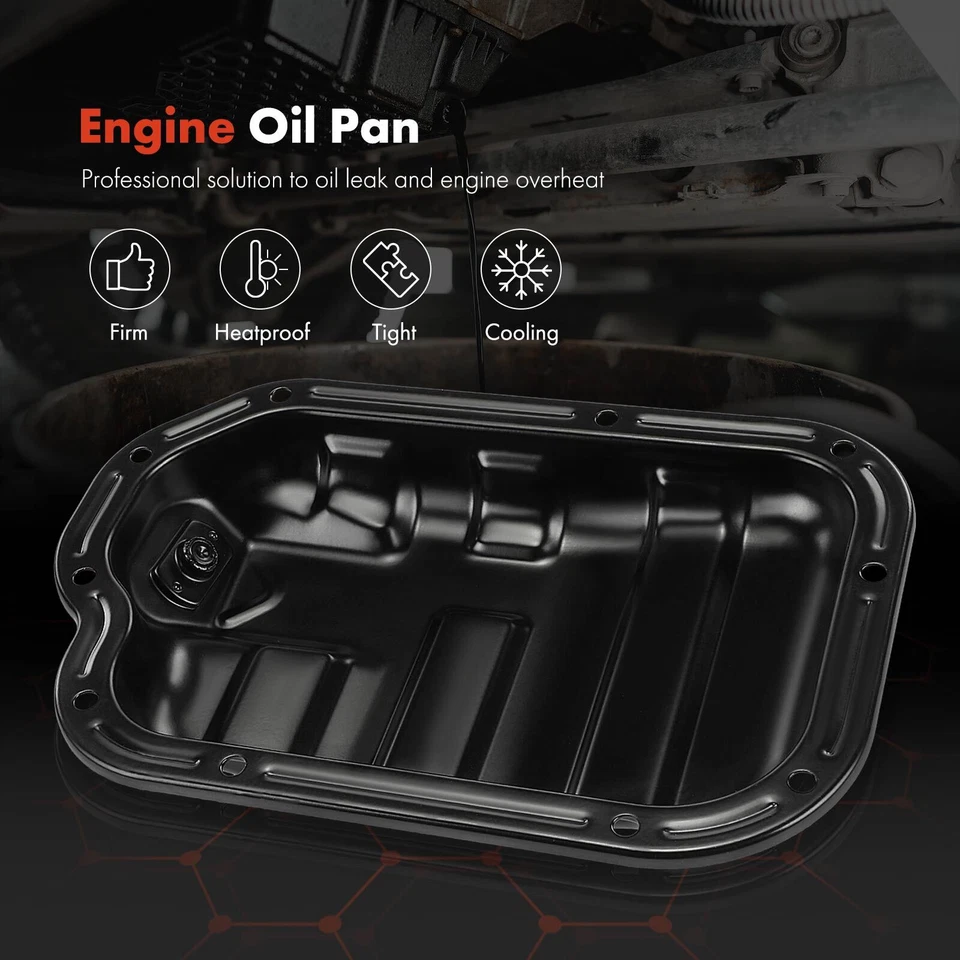 Pan de aceite inferior del motor para Infiniti FX35 2003-2008 G35 M35 V6 3,5 L AWD 11110AL810 Foto 3 de 4