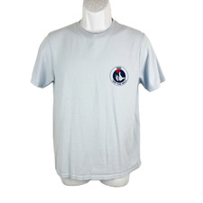 Vans Shirt Youth Extra Large Blue Short Sleeve Solid Off The Wall Graphic Tee