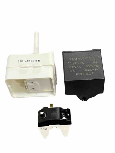 10pcs-W10613606 Relay Overload Start Capacitor Refrigerator Whirlpool W10416065 - Picture 7 of 13