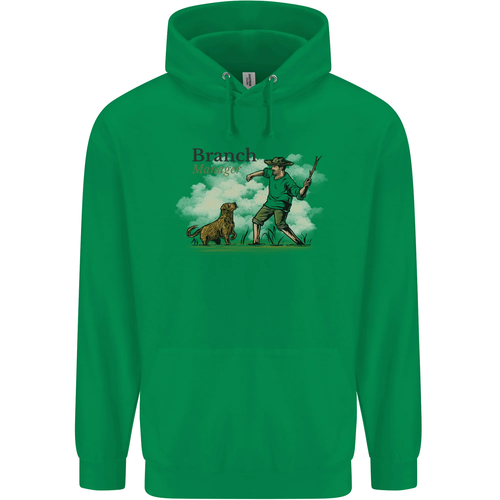 Branch Manager Funny Dog Walking Dad Childrens Kids Hoodie - Picture 8 of 11