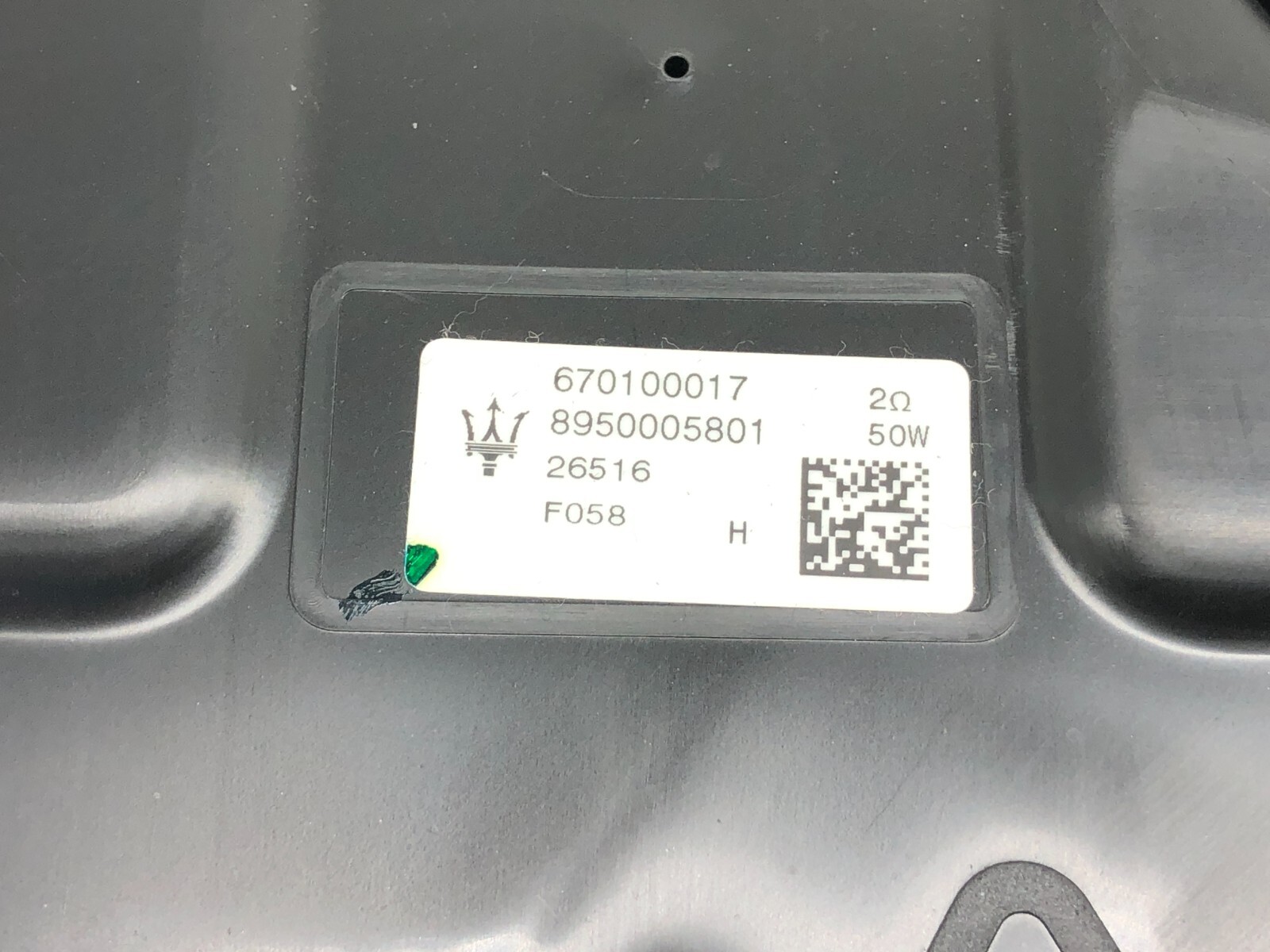 Maserati Levante 2017-2022 REAR Speaker