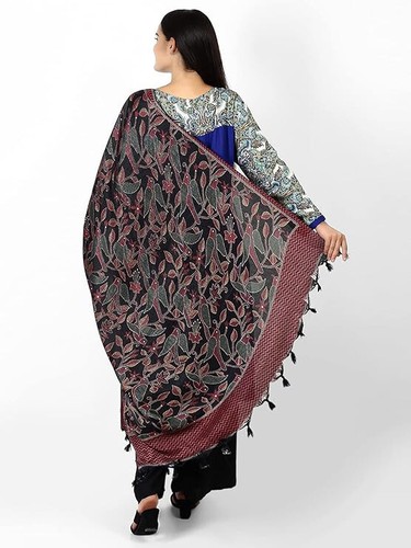 Nuevo Diseñador Mujeres Niñas Étnico Fiesta Usar Bufanda Estola Estampada Patola Dupatta - Imagen 23 de 41