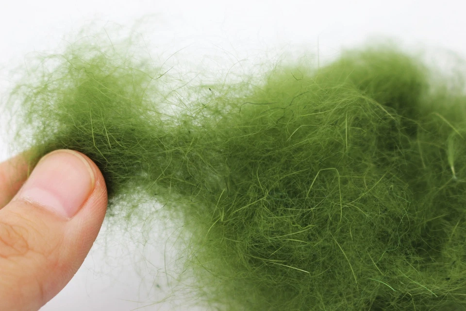 8 paquetes de material para atar moscas dub conejo doblaje fibra de cabello suave ninfa mosca húmeda Foto 2 de 4