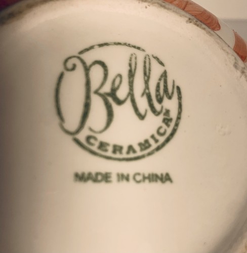 Whimsical Floral Teapot With Dragonfly's By Bella Ceramics 5.5 Cups - Picture 11 of 12