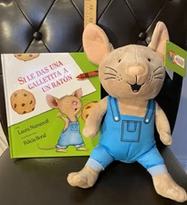 Kohl's Cares *SPANISH* If You Give a MOUSE a COOKIE BOOK & PLUSH Gift Set NWT