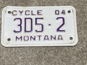  Montana dealer motorcycle license plate 3D5-2 2004 eBay