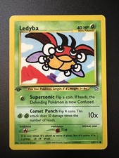 Pokémon TCG Ledyba Neo Genesis 63/111 1st Edition Common WOTC Vintage NM