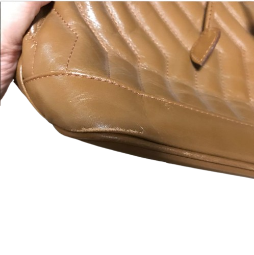 Borsa a tracolla vintage Yves Saint Laurent marrone dal Giappone usata originale