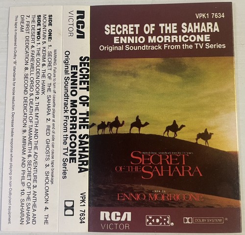 Secret Of The Sahara Motion Picture Soundtrack Cassette Tape VPK1 7634 RCA 1987 - Picture 4 of 24