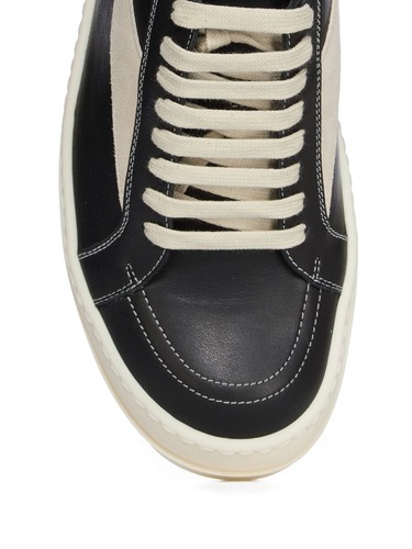 RICK OWENS CONCORDIANS $975 Vintage Black/Milk Full Grain New & Authentic - Picture 5 of 5