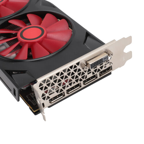 Tarjeta Gráfica Juego RX580 8GB GDDR5 256bit Ventilador Doble Silencioso PCIe Juegos Nuevo - Imagen 12 de 23