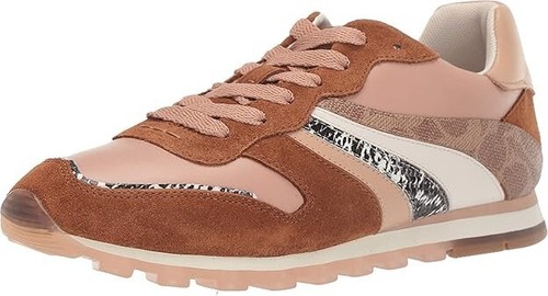 COACH C118 Wave Patchwork Runner Biscotti/Beechwood Mixed/Printed Leather, 7.5 M - Picture 5 of 5