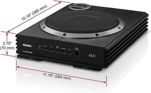 Compact 10-Inch Car Subwoofer - 1200 Watts with Built-In Amplifier & Remote - Picture 8 of 8