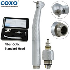 COXO Dental Fiber Optic LED Handpiece High Speed For 6 Holes W/H Roto Coupling