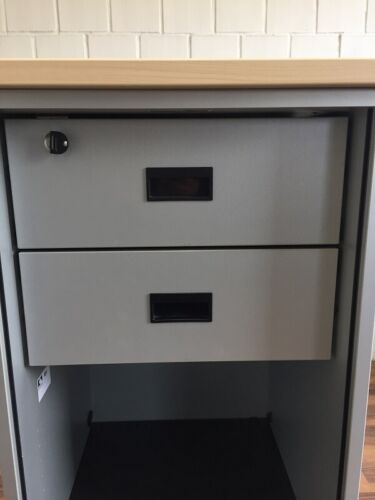 Aktencaddy mit Hängeregister König & Neurath Ahorn grau - Bild 4 von 16
