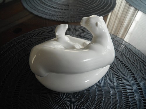 RARE ROYAL DOULTON IMAGES OF NATURE FIGURINE - PLAYFULNESS, OTTERS HN 4182 - Picture 3 of 5
