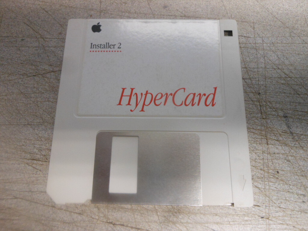 アップル様 Vintage Apple 1987-1993 HyperCard 3 1/2