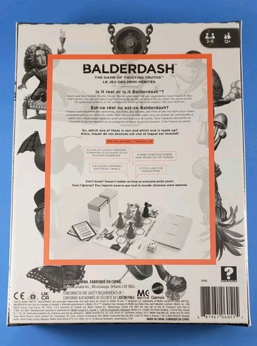 Mattel Games Balderdash, Multicolor, 2019 Version New In Package Fun Party Game - Picture 2 of 3