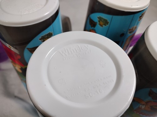 4 Disney Parks Resort Refillable Souvenir Mugs/Cups Lids & Straws (Lot C) - Picture 9 of 13