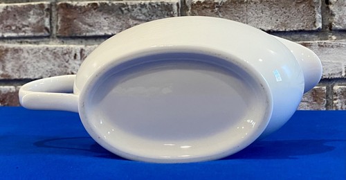 Salsa/barco de salsa marfil porcelana de hueso fino -20 oz barco de salsa blanco hecho en EE. UU. - Imagen 5 de 9