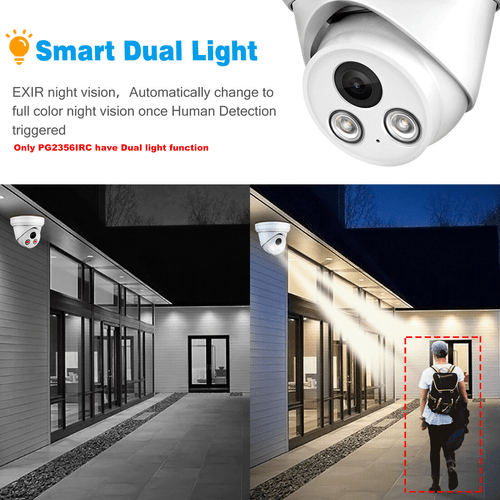 Hikvision Compatible 5MP IP Camera IR ColorVu Dual Light Human Detection Mic PoE - Picture 8 of 22