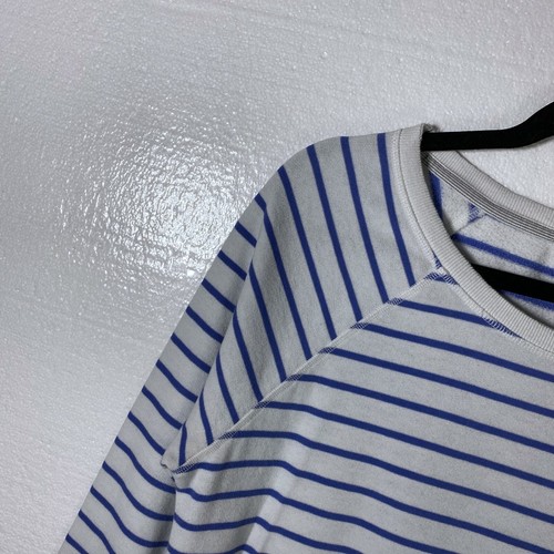 Victoria's Secret Women's Size Medium Striped White Blue Sweater Pullover VS - Picture 8 of 9