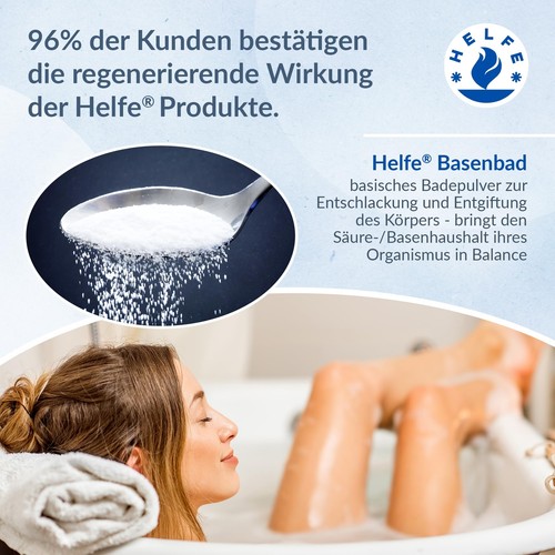 ® Basenbad 1kg - Basisches Badesalz für Entgiftung Entsäuerung & Hautpflege -... - Bild 4 von 6