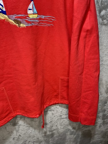 Sudadera Mandal Bay roja manga larga faro para mujer talla XL cordón - Imagen 5 de 14