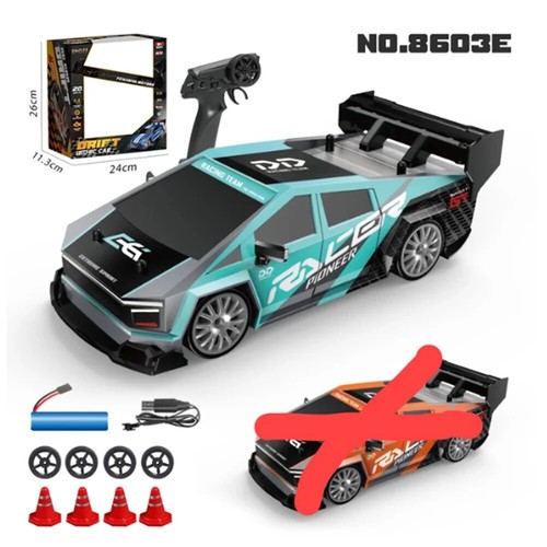 30KM/H RC Drift Auto 1/24 2.4GHz 4WD Fernbedienung Sport Racing On-Road Fahrzeug - Bild 7 von 22