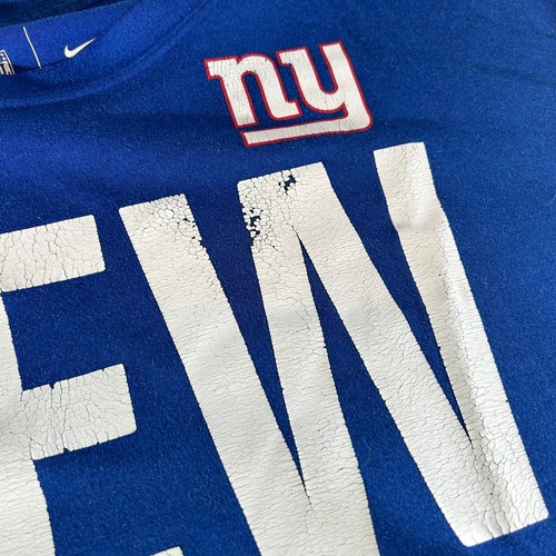 NEW YORK GIANTS NIKE DRI-FIT NFL TEAM APPAREL T-SHIRT EXTRA LARGE XL BLUE - Picture 3 of 9