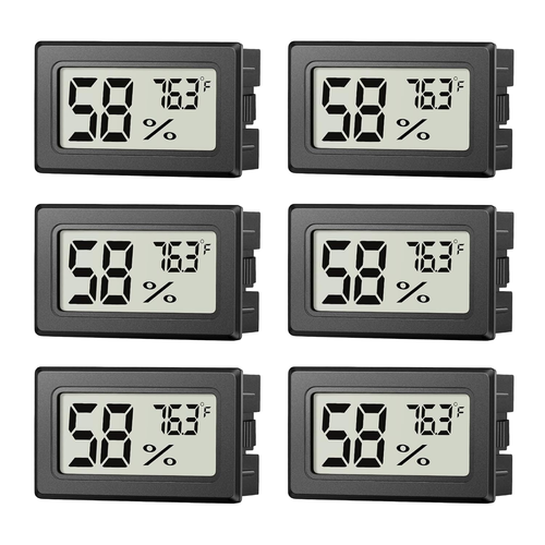 6 Pack Mini Hygrometer Indoor Humidity Meter, Small Digital Thermometer Humidity - Picture 12 of 12