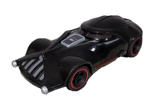 Star Wars Darth Vader Car Hot Wheels Light Saber Mattel Rare TESTED