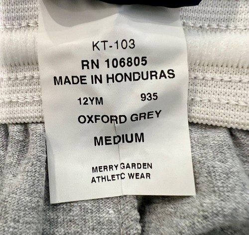 GK BOYS MEDIUM Gray Heather Cotton Blended POMMEL HORSE Graphic Jersey Shorts M - Picture 6 of 9