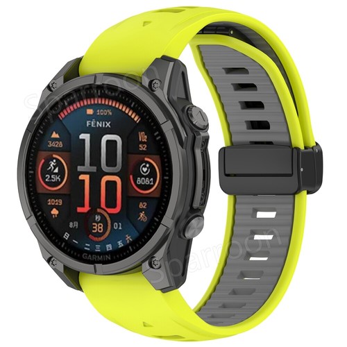 Silikon Sports Armband Für Garmin Fenix 5S 6S 7S 8 Epix Pro S70 42mm Quick Fit - Picture 10 of 52